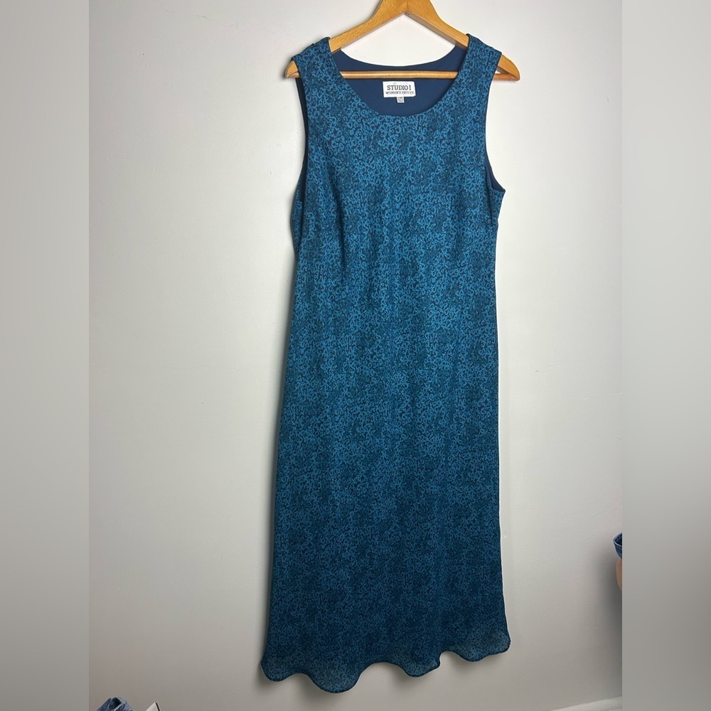 Estudio 1 Boho Midi Dress Size 20wp Novelty Print Lightweight Comfortable